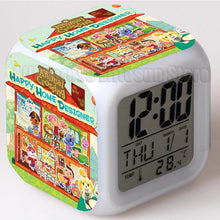 Lade das Bild in den Galerie-Viewer, Animal Crossing Digitaler Wecker mit Uhr kaufen