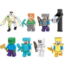 Lade das Bild in den Galerie-Viewer, Minecraft Mini Baustein Figuren, verschiedene Sets mit 6 oder 8 Figuren kaufen