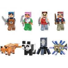 Lade das Bild in den Galerie-Viewer, Minecraft Mini Baustein Figuren, verschiedene Sets mit 6 oder 8 Figuren kaufen