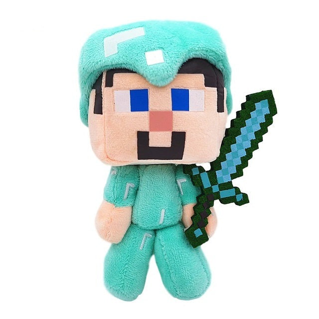 inecraft Pelüş Oyuncaklar 30 c Karakterler Steve, Alex, Creeper
