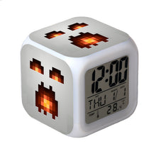 Lade das Bild in den Galerie-Viewer, Minecraft Wecker mit Digital Uhr LED Anzeige kaufen
