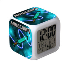 Lade das Bild in den Galerie-Viewer, Minecraft Wecker mit Digital Uhr LED Anzeige kaufen
