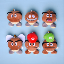 Lade das Bild in den Galerie-Viewer, Mario Goomba Kuscheltiere (ca. 10cm) - 6 Stk. im Set kaufen