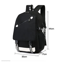 Lade das Bild in den Galerie-Viewer, Minecraft Rucksack Tasche Schul Tornister mit USB Ladefunktion kaufen