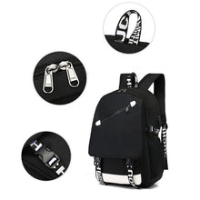 Lade das Bild in den Galerie-Viewer, Minecraft Rucksack Tasche Schul Tornister mit USB Ladefunktion kaufen