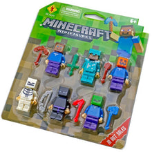 Lade das Bild in den Galerie-Viewer, 6 Stk. Minecraft Figuren Set kaufen
