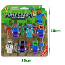 Lade das Bild in den Galerie-Viewer, 6 Stk. Minecraft Figuren Set kaufen