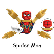 Lade das Bild in den Galerie-Viewer, Avengers Baustein Figuren - Thor Loki Iron Captain America Black Widow Black Panther Thanos kaufen