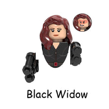 Lade das Bild in den Galerie-Viewer, Avengers Baustein Figuren - Thor Loki Iron Captain America Black Widow Black Panther Thanos kaufen
