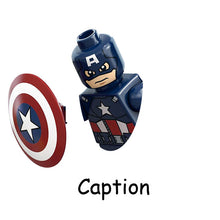 Lade das Bild in den Galerie-Viewer, Avengers Baustein Figuren - Thor Loki Iron Captain America Black Widow Black Panther Thanos kaufen