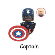 Lade das Bild in den Galerie-Viewer, Avengers Baustein Figuren - Thor Loki Iron Captain America Black Widow Black Panther Thanos kaufen