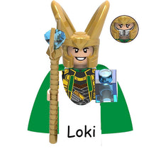 Lade das Bild in den Galerie-Viewer, Avengers Baustein Figuren - Thor Loki Iron Captain America Black Widow Black Panther Thanos kaufen