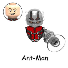 Lade das Bild in den Galerie-Viewer, Avengers Baustein Figuren - Thor Loki Iron Captain America Black Widow Black Panther Thanos kaufen