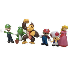 Lade das Bild in den Galerie-Viewer, Super Mario Bros Figuren (ca. 3-7cm) (6er oder 18er Set) kaufen