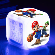 Lade das Bild in den Galerie-Viewer, Super Mario, Yoshi, Luigi, Wario etc. Wecker Digital Uhr Wecker mit Alarm kaufen