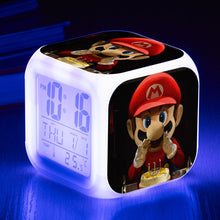 Lade das Bild in den Galerie-Viewer, Super Mario, Yoshi, Luigi, Wario etc. Wecker Digital Uhr Wecker mit Alarm kaufen