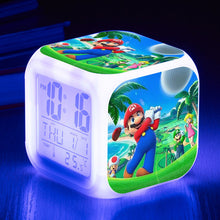 Lade das Bild in den Galerie-Viewer, Super Mario, Yoshi, Luigi, Wario etc. Wecker Digital Uhr Wecker mit Alarm kaufen