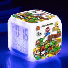 Lade das Bild in den Galerie-Viewer, Super Mario, Yoshi, Luigi, Wario etc. Wecker Digital Uhr Wecker mit Alarm kaufen