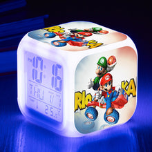 Lade das Bild in den Galerie-Viewer, Super Mario, Yoshi, Luigi, Wario etc. Wecker Digital Uhr Wecker mit Alarm kaufen
