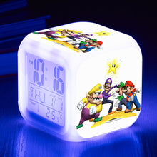 Lade das Bild in den Galerie-Viewer, Super Mario, Yoshi, Luigi, Wario etc. Wecker Digital Uhr Wecker mit Alarm kaufen