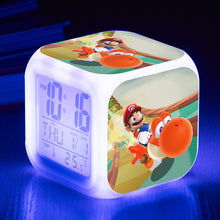 Lade das Bild in den Galerie-Viewer, Super Mario, Yoshi, Luigi, Wario etc. Wecker Digital Uhr Wecker mit Alarm kaufen