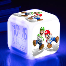 Lade das Bild in den Galerie-Viewer, Super Mario, Yoshi, Luigi, Wario etc. Wecker Digital Uhr Wecker mit Alarm kaufen