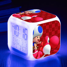 Lade das Bild in den Galerie-Viewer, Super Mario, Yoshi, Luigi, Wario etc. Wecker Digital Uhr Wecker mit Alarm kaufen