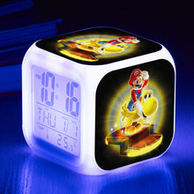 Lade das Bild in den Galerie-Viewer, Super Mario, Yoshi, Luigi, Wario etc. Wecker Digital Uhr Wecker mit Alarm kaufen