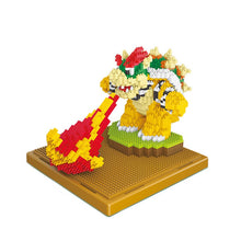 Lade das Bild in den Galerie-Viewer, Bowser Baustein Figur zum selbst bauen (2517 Klemm-Bausteine) kaufen
