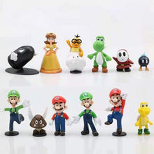 Lade das Bild in den Galerie-Viewer, Super Mario Figuren Sets (verschiedene Sets mit Bowser, Koopa, Yoshi, Mario Maker, Luigi, Mushroom, Peach, Wario) kaufen