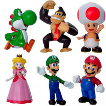 Lade das Bild in den Galerie-Viewer, Super Mario Figuren Sets (verschiedene Sets mit Bowser, Koopa, Yoshi, Mario Maker, Luigi, Mushroom, Peach, Wario) kaufen