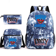 Lade das Bild in den Galerie-Viewer, Huggy Wuggy Rucksack, Tasche und Federmappe mit Poppy Playtime Motiven kaufen