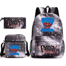 Lade das Bild in den Galerie-Viewer, Huggy Wuggy Rucksack, Tasche und Federmappe mit Poppy Playtime Motiven kaufen