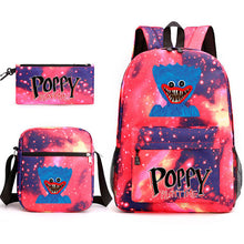 Lade das Bild in den Galerie-Viewer, Huggy Wuggy Rucksack, Tasche und Federmappe mit Poppy Playtime Motiven kaufen
