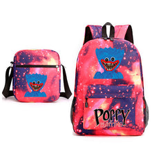 Lade das Bild in den Galerie-Viewer, Huggy Wuggy Rucksack, Tasche und Federmappe mit Poppy Playtime Motiven kaufen