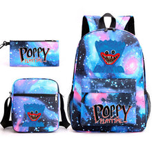 Lade das Bild in den Galerie-Viewer, Huggy Wuggy Rucksack, Tasche und Federmappe mit Poppy Playtime Motiven kaufen