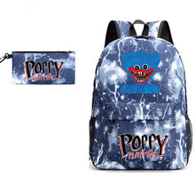 Lade das Bild in den Galerie-Viewer, Huggy Wuggy Rucksack, Tasche und Federmappe mit Poppy Playtime Motiven kaufen