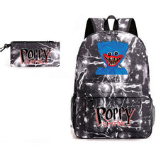 Lade das Bild in den Galerie-Viewer, Huggy Wuggy Rucksack, Tasche und Federmappe mit Poppy Playtime Motiven kaufen