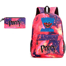 Lade das Bild in den Galerie-Viewer, Huggy Wuggy Rucksack, Tasche und Federmappe mit Poppy Playtime Motiven kaufen