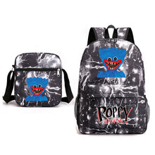 Lade das Bild in den Galerie-Viewer, Huggy Wuggy Rucksack, Tasche und Federmappe mit Poppy Playtime Motiven kaufen
