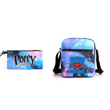 Lade das Bild in den Galerie-Viewer, Huggy Wuggy Rucksack, Tasche und Federmappe mit Poppy Playtime Motiven kaufen