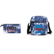 Lade das Bild in den Galerie-Viewer, Huggy Wuggy Rucksack, Tasche und Federmappe mit Poppy Playtime Motiven kaufen