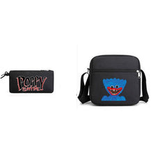 Lade das Bild in den Galerie-Viewer, Huggy Wuggy Rucksack, Tasche und Federmappe mit Poppy Playtime Motiven kaufen