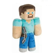 Lade das Bild in den Galerie-Viewer, Minecraft Plüschfiguren Zombie, Creeper, Steve, Spinne, Geist uvm. kaufen
