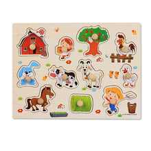 Lade das Bild in den Galerie-Viewer, Holz Lern Puzzle (24 Motive) kaufen