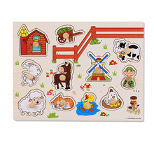 Lade das Bild in den Galerie-Viewer, Holz Lern Puzzle (24 Motive) kaufen