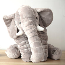 Lade das Bild in den Galerie-Viewer, XXL Elefant Kuscheltier I 60cm Plüschtier Groß Grau Geschenk für Baby Kinder Kissen kaufen