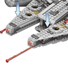 Lade das Bild in den Galerie-Viewer, Millennium Falcon Baustein Set mit Figuren kaufen