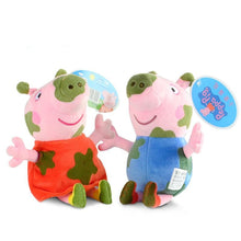 Lade das Bild in den Galerie-Viewer, Peppa Pig - George Pig Plüsch Figuren Schlammbad ca. 19cm kaufen