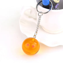 Lade das Bild in den Galerie-Viewer, Dragonball Krystall 7 Sterne Bälle Keychain Anhänger kaufen